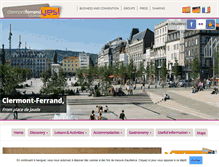 Tablet Screenshot of clermontferrandtourism.com